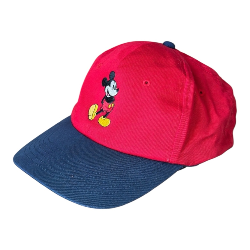 Vintage Disney Mickey Mouse Baseball Cap SnapBack Hat Walt Disney World YOUTH